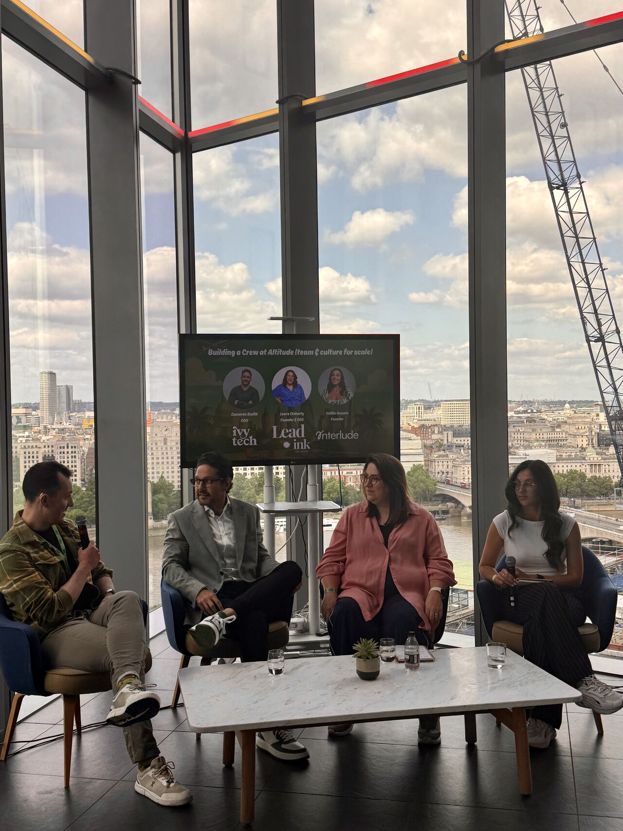 Laura on the Scaling at Altitude panel at SXSW London